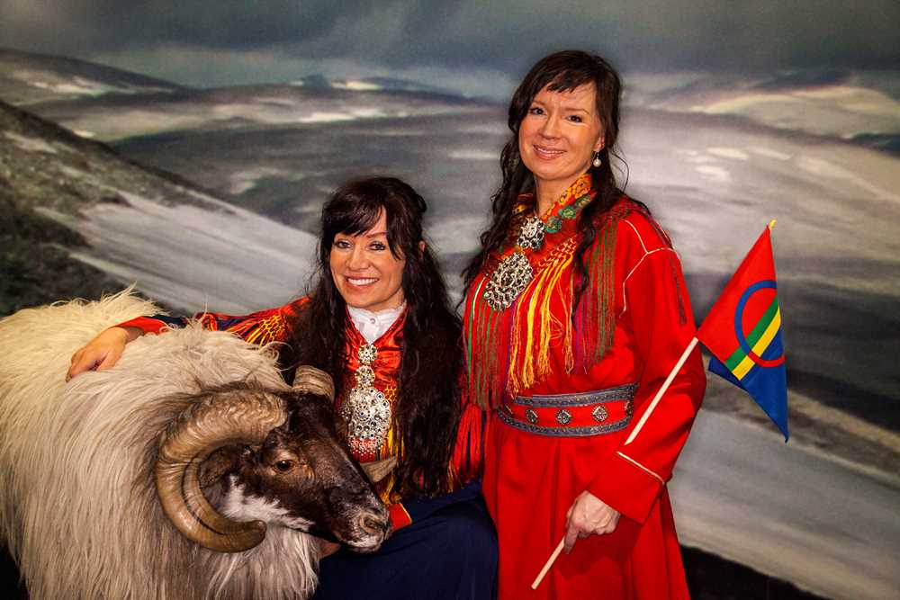 Foto av forestillingen "ELSA – kvinnen som samlet Sápmi”