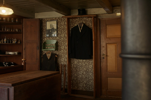 Fra Edvard Munchs hus i Åsgårdstrand