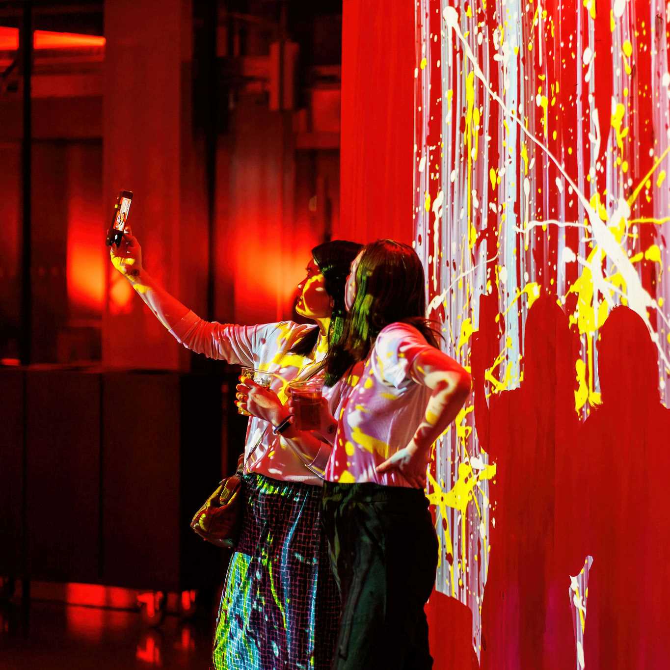 Fra Late Night på MUNCH med åpningsfest for utstillingen Frihetens former