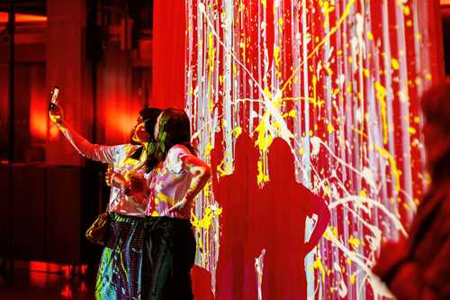 Fra Late Night på MUNCH med åpningsfest for utstillingen Frihetens former