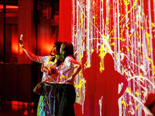 Fra Late Night på MUNCH med åpningsfest for utstillingen Frihetens former