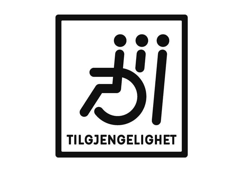 Sertifiseringsmerke som viser at MUNCH er sertifisert med tilgjengelighetsmerket.