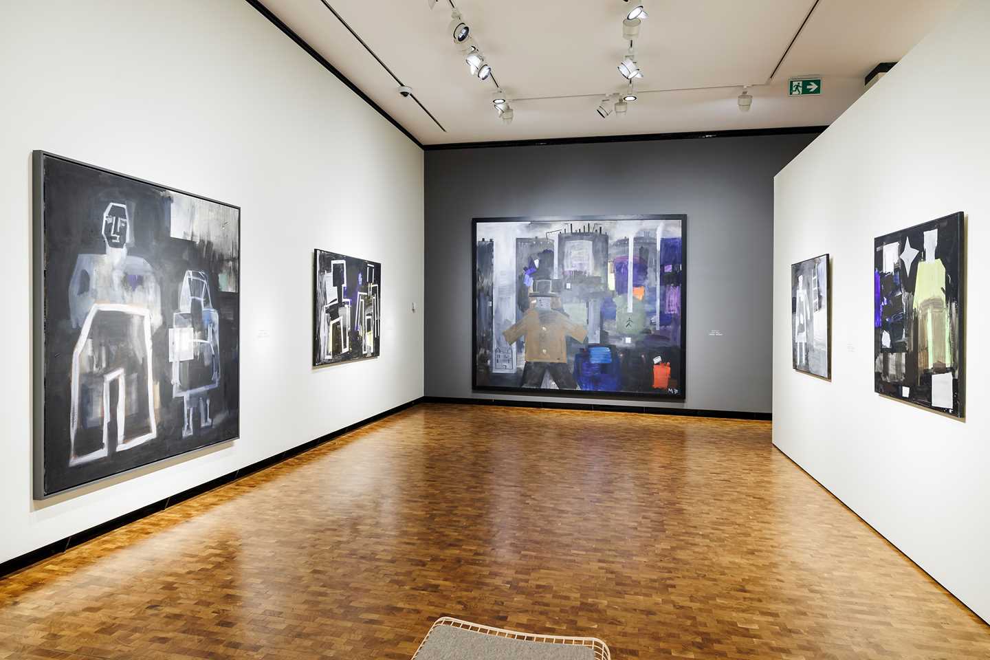 Installasjonsbilde fra utstillingen "Marianne Bratteli – Hjertebank". Foto: Kilian Munch © Munchmuseet