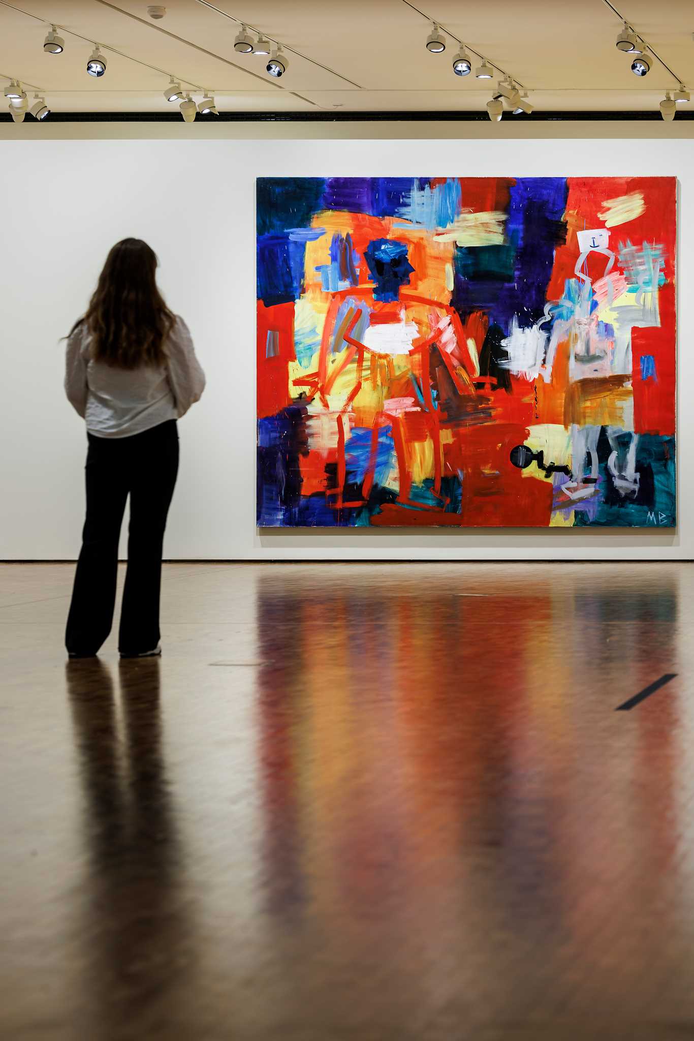 Installasjonsbilde fra utstillingen "Marianne Bratteli – Hjertebank". Foto: Kilian Munch © Munchmuseet
