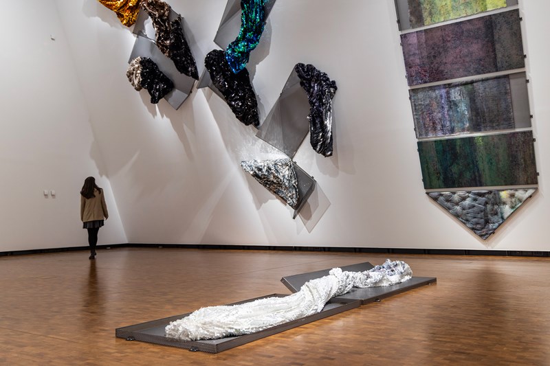 Installasjonsbilde fra utstillingen SOLO OSLO – ADMIR BATLAK. Foto © Munchmuseet