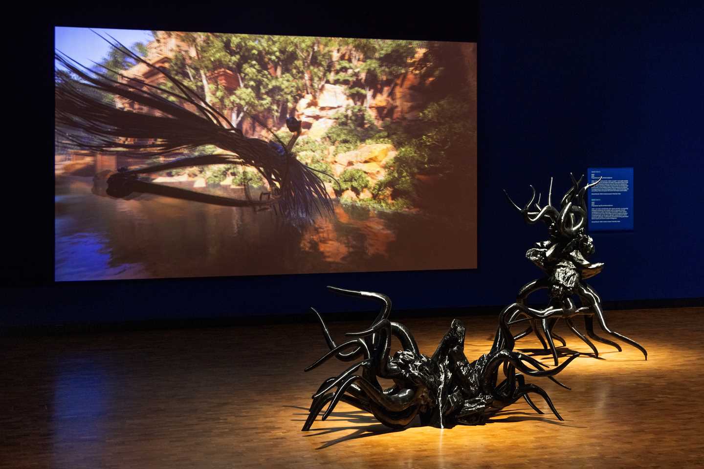 Sahej Rahal’s new work for the MUNCH Triennale, Atithi, is an audio-responsive artificial intelligence. Photography