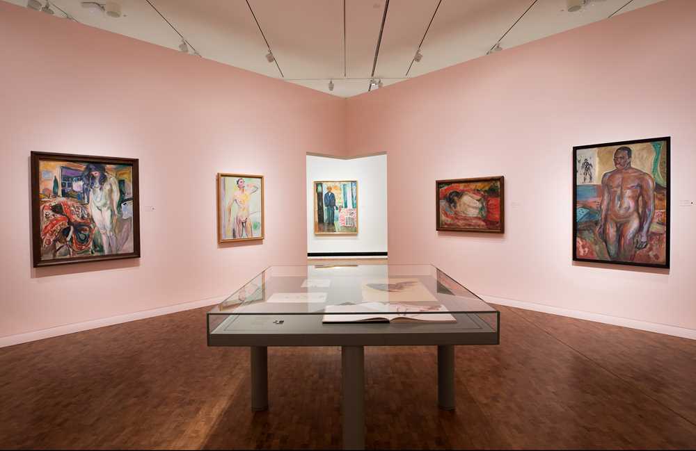 Bilde fra utstillingen Edvard Munch uendelig