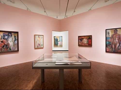 Bilde fra utstillingen Edvard Munch uendelig