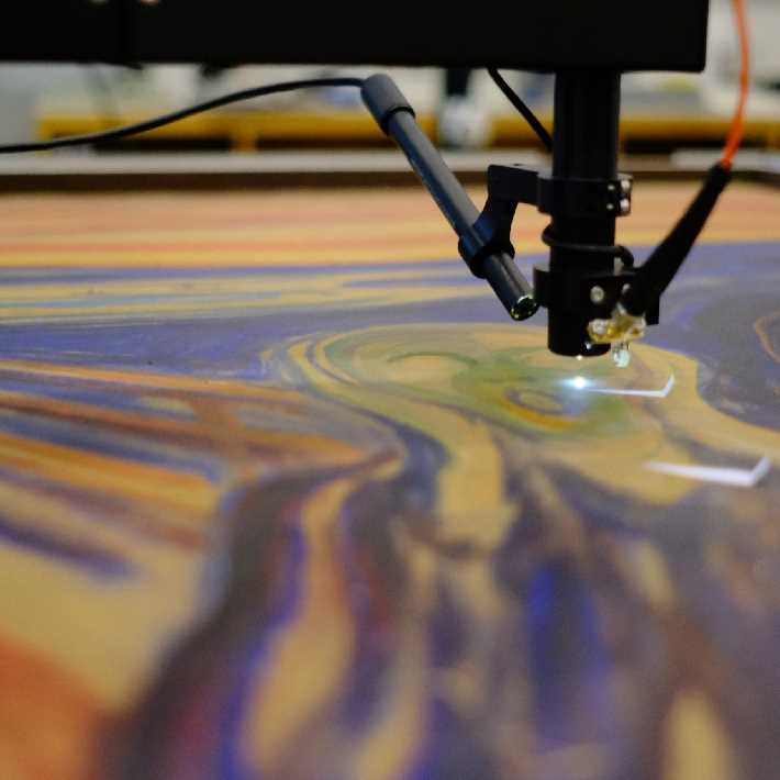 Microfading av Skrik. Foto: Tomasz Łojewski