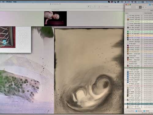 Camille Henrot, Dos and Don’ts – Cells/Skikk og bruk – celler (2022). Digital collage serigrafi med akvarell, blekk, akryl og olje på preparert lerret. Gjengitt med tillatelse fra kunstneren og Hauser & Wirth ©Camille Henrot.