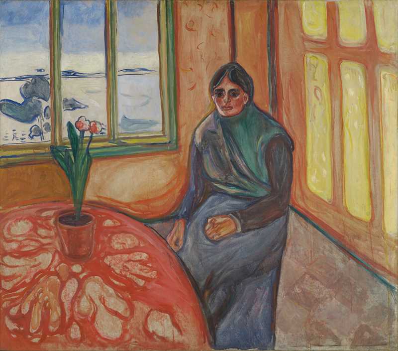 Edvard Munch: Melankoli. Olje på lerret, 1900–01. Foto © Munchmuseet