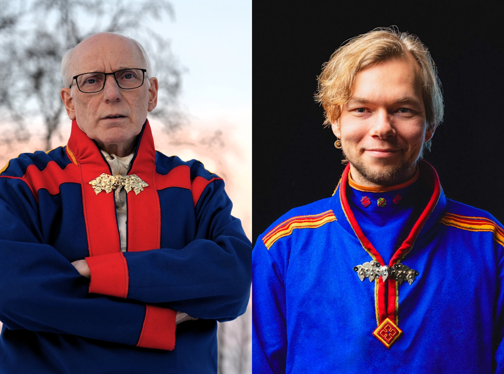 Portrettfoto av Harald Gaski og Viktor Bomstad.